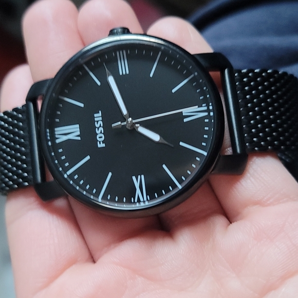 Black Mens Fossil watch NWT - Picture 8 of 8
